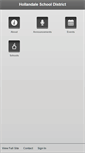 Mobile Screenshot of hollandalesd.org